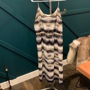 Spaghetti strap knee length dress